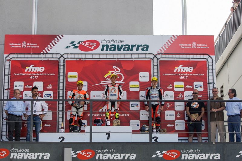 La afición navarra disfrutó con el Campeonato de  España de Velocidad
